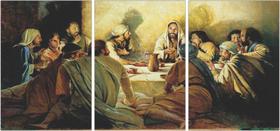 Quadro Decorativo Jesus Santa Ceia Religiosidade Decoração Quartos Sala P02 Quadro Decorativo Jesus Santa Ceia Religiosidade Decoração Quartos Sala P02
