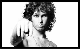 Quadro Decorativo Jim Morrison The Doors Rock Disco CD Sala Quarto Com Moldura RC002