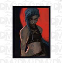 Quadro Decorativo Jinx League Of Legends 20x30cm 3