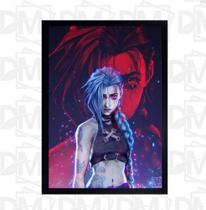 Quadro Decorativo Jinx League Of Legends 20x30cm 4