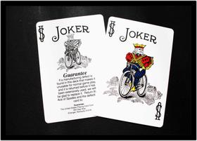 Quadro Decorativo Jogos Baralho Joker Cartas Poker Com Moldura RC008