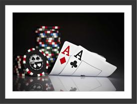 Quadro Decorativo Jogos Pôquer Cartas Naipe Baralho Salas Decorações Com Moldura Quadro Decorativo Jogos Pôquer Cartas Naipe Baralho Salas Decorações Com Moldura