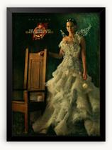 Quadro Decorativo Jogos Vorazes Em Chamas Katniss Filme 30x42cm