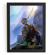 Quadro Decorativo John Howe Arte Fantasy Elfo Mitologia