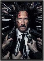 Quadro Decorativo John Wick Filmes Cinema Salas Quartos Decorações Com Moldura G03 Quadro Decorativo John Wick Filmes Cinema Salas Quartos Decorações Com Moldura G03