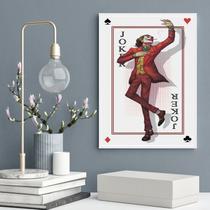 Quadro Decorativo Joker- Carta De Baralho 33x24cm - com vidro Quadro Decorativo Joker- Carta De Baralho 33x24cm - com vidro