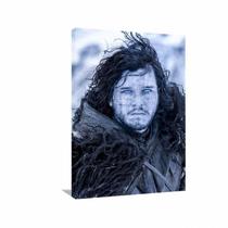 Quadro decorativo Jon Snow Game of Thrones - Tela em Tecido