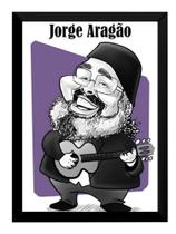 Quadro Decorativo Jorge Aragão Samba Raiz Desenho