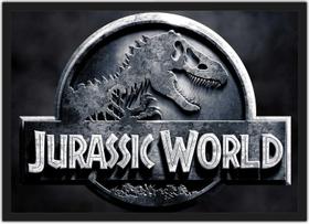 Quadro Decorativo Jurassic Park Filmes Cinema Decorações Com Moldura