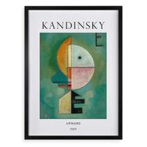 Quadro Decorativo Kandinsky - Upward 45X34Cm - Com Vidro Quadro Decorativo Kandinsky - Upward 45X34Cm - Com Vidro
