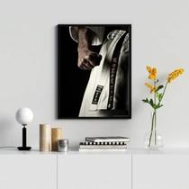 Quadro Decorativo Karatê 24x18cm Moldura Preta