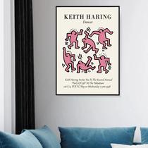 Quadro Decorativo Keith Haring Dancer - 70x50cm