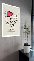 Quadro Decorativo Keith Haring Love - 70x50cm