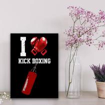 Quadro Decorativo Kick Boxing 45x34cm