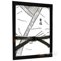 Quadro Decorativo Kimono Judô Faixa Preta