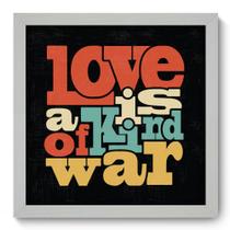 Quadro Decorativo - Kind of War - 33cm x 33cm - 028qdrb Quadro Decorativo - Kind of War - 33cm x 33cm - 028qdrb