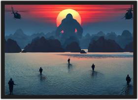 Quadro Decorativo King Kong Filmes Cinema Salas Quartos Decorações Com Moldura Quadro Decorativo King Kong Filmes Cinema Salas Quartos Decorações Com Moldura