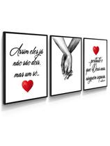 Quadro Decorativo Kit Quadro, frase Sala Assim eles não são dois.. Quadro Decorativo Kit Quadro, frase Sala Assim eles não são dois..