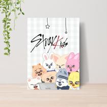 Quadro Decorativo Kpop Stray Kids A4 Placa MDF 012