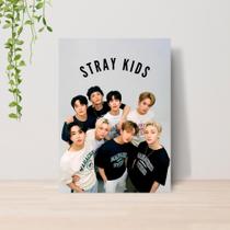Quadro Decorativo Kpop Stray Kids A4 Placa MDF 016