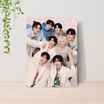 Quadro Decorativo Kpop Stray Kids A4 Placa MDF 017