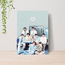 Quadro Decorativo Kpop Stray Kids A4 Placa MDF Poster
