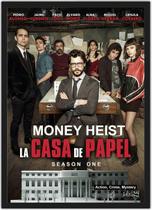 Quadro Decorativo La Casa De Papel Séries Filmes Cinema Decorações Com Moldura