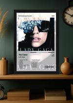 Quadro Decorativo Lady Gaga The Fame (Light) Com Vidro Tamanho:21cm x 30cm (A4)