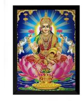 Quadro Decorativo Lakshmi Deusa Poderoza Que Atrai Riqueza