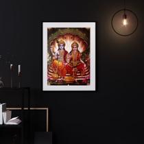Quadro Decorativo Lakshmi e Vishnu - 60x48cm