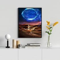 Quadro Decorativo Lâmpada Mágica- Arquétipo 33x24cm Quadro Decorativo Lâmpada Mágica- Arquétipo 33x24cm