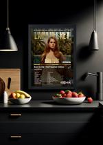 Quadro Decorativo Lana Del Rey Paradise (Dark) Com Vidro Tamanho:21cm x 30cm (A4) Quadro Decorativo Lana Del Rey Paradise (Dark) Com Vidro Tamanho:21cm x 30cm (A4)