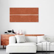 Quadro Decorativo Laranja, Linha Minimalista Sem Moldura