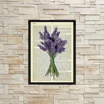 Quadro Decorativo Lavanda 33x24cm