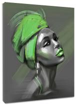 Quadro Decorativo LB Mulher Negra Africana em Tela 30 x 40 cm Quadro Decorativo LB Mulher Negra Africana em Tela 30 x 40 cm