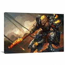 Quadro decorativo League Of Legends - Jogos - Tela em Tecido