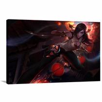 Quadro decorativo League of Legends LOL - Tela em Tecido