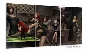 Quadro decorativo League Of Legends - Sinuca - Tela em Tecido