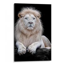 Quadro decorativo Leão Branco