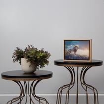 Quadro Decorativo Leão Da Montanha Toque Elegante e Natural para sua Decoração