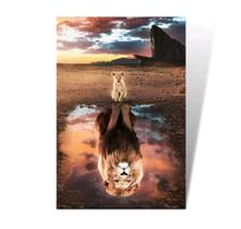 Quadro Decorativo Leão Da Tribo De Judá 60x40cm Para Decorar Sua Casa