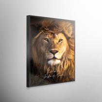 Quadro Decorativo Leão da Tribo de Judá