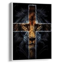 Quadro decorativo Leão da Tribo de Judá - Art Canvas