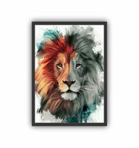Quadro Decorativo Leão de Judá Quadro Decorativo Leão de Judá