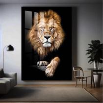 QUADRO DECORATIVO LEÃO DE JUDÁ LUXU MODERNO GRANDE SALA QUARTO HALL INTERIOR 70x50
