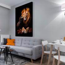 Quadro decorativo Leão e a Águia