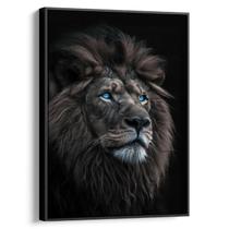 Quadro decorativo Leão Guardião dos Olhos Celestiais - Art Canvas