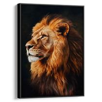 Quadro decorativo Leão Imponente - Art Canvas