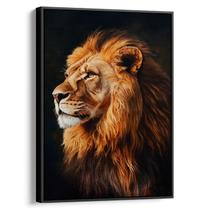 Quadro decorativo Leão Imponente