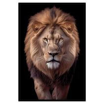 Quadro Decorativo Leão Judá Moldura Cx Alta 40x60